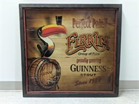 "Firkin Group Proudly Pouring Guinness" Sign