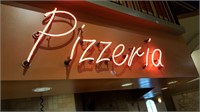 neon pizzeria sign, see*