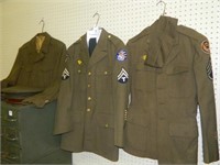 Lot of 3 Military Jackets Including