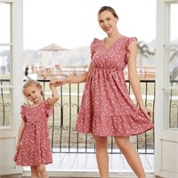 P3137  PatPat Mommy and Me Dresses 4-5Y