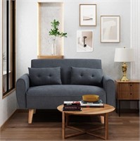 47" Small Modern Loveseat Couch Sofa