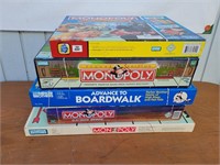 (5) Assorted MONOPOLY Board Games