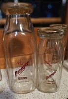 Dunmyer Dairy Lindsey Ohio Pint & Half Pint Jars