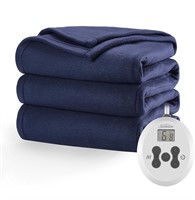 ($99) Sunbeam Quilted Fleece Heated Blanket