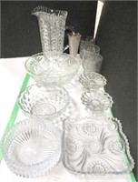 Group of Misc Crystal Serving Dishes