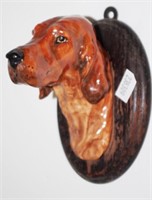 Royal Doulton Wall mounted Irish Setter dog head
