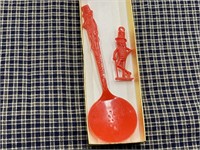 VINTAGE PLANTER'S PEANUT NUT SPOON AND FIGURE