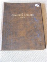Coin Folder -Canadian Dollars 1935--