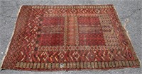 Antique Russian Turkmen rug.
