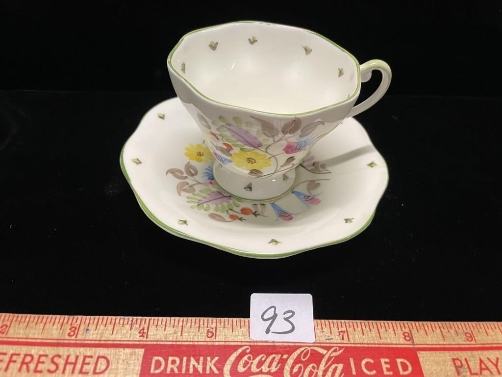 GREAT ART DECO FOLEY CUP & SAUCER