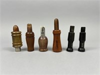 6 Crow Calls by Various Makers