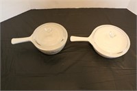 Corning Ware bowls with lids