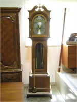 TEMPUS FUGIT WALNUT CASE GRANDMOTHER CLOCK