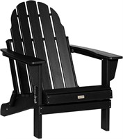 Outsunny Folding Adirondack Chair  HDPE Fire Pit C