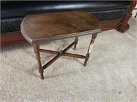 Antique Black Walnut Side Table, 22"W X 12.5"D
