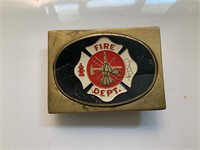 Firefighter Brass Beltbuckle