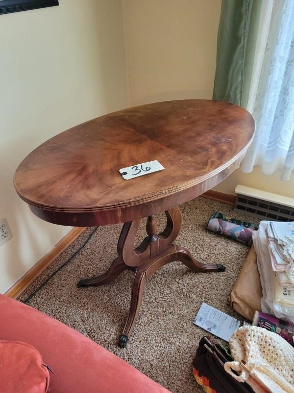 ANTIQUE OVAL TABLE