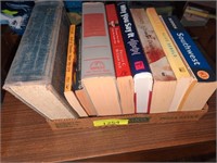 Small flat of books