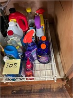 Cleaning products, including dawn, and Spic span