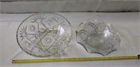 Vintage Anchor Hocking Stars and Bars Clear