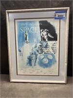 SIGNED PRINT AEROSPACE - 31 X 37