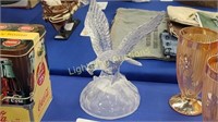 CLEAR AND FROSTED EAGLE FIGURE