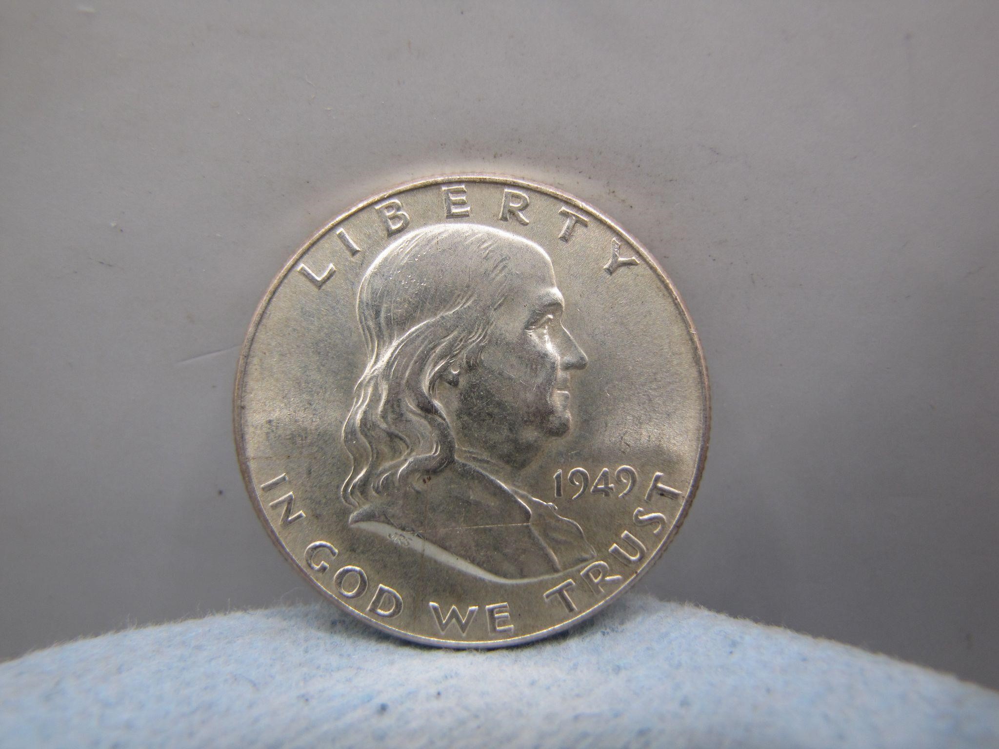 1949 Benjamin Silver Half Dollar