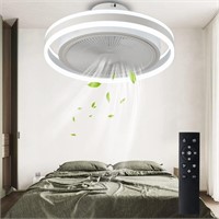 ZSAGKJ Ceiling Fan with Lights and Remote 20"...