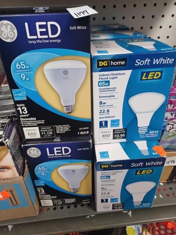 Lot of Various Light Bulbs - New