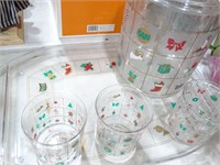Plastic Tray Matching Cups & Ice Box