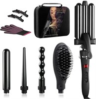 New 5 in 1 Curling Wand Set, WeChip Curling Iron