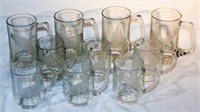 10 Etched Glass Mugs & Steins Whales to Broncos