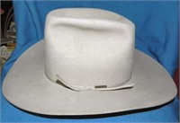 Like New Resistol Silver Cowboy Hat