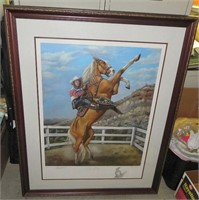 Roy & Trigger Two American Hero's Artist Signed