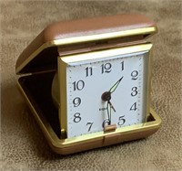 Vintage Equity Clock in case