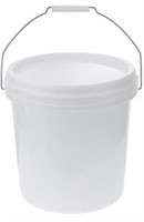 Ultechnovo White Bucket 5 Gallon w/Lid