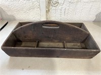 Antique Wooden Tool Caddy