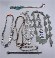 Assortment of Vintage Sterling Jewelry