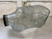 Large Lidded Glass Hearse