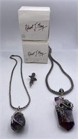 Sterling Robert J. May Necklaces and Pendant