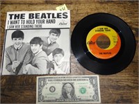Beatles 45 record "I Want To Hold Your Hand"