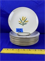 8pc Royal Harvest salad plates