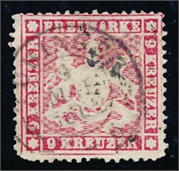 GERMANY WURTTEMBERG #27 USED AVE