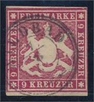 GERMANY WURTTEMBERG #17 USED AVE