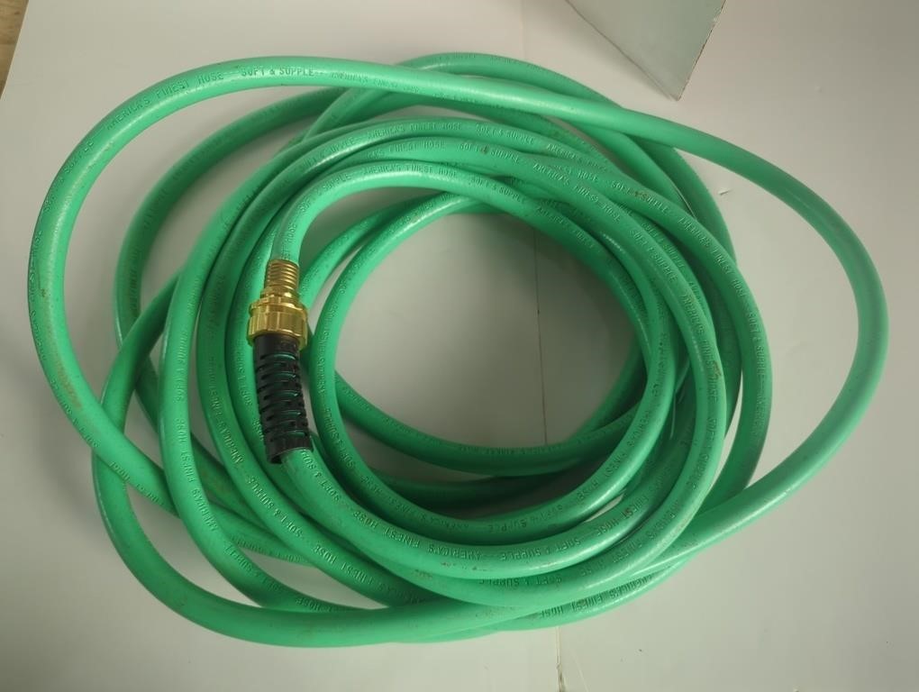 Green Garden Hose 5/8" - 'Soft and Supple