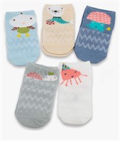 ($24) CoCoCute Baby Infant Socks 5 Pack K