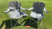 2- LAWN BAG CHAIRS W/ BAGS