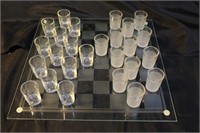 Shot Glass Checkers/Chess Board NEW