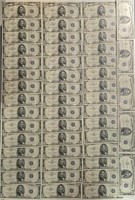 1953B Consecutive Run $5 Silver Certificates-Unc