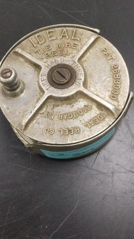 Ideal Tie Wire Reel  Burgess Auctions and Appraisals